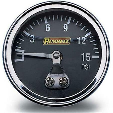RUSSELL-EDEL 2 ft. Fuel Pressure Gauge, Blue R62-650330